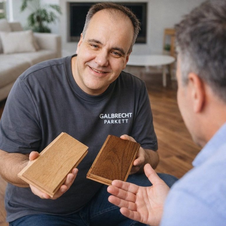 Lächelnder Mann mit kurzen Haaren und blauen Augen, hellgrauem T-Shirt.