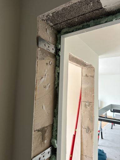 Einbau einer 2 Teiligen Stahlzage