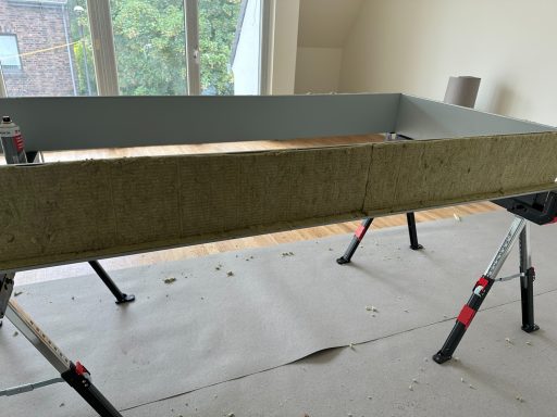 Einbau einer 2 Teiligen Stahlzage